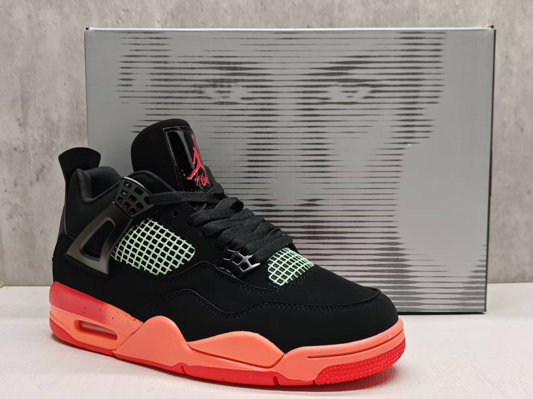 Jordan Retro 4 Black Infrared 23